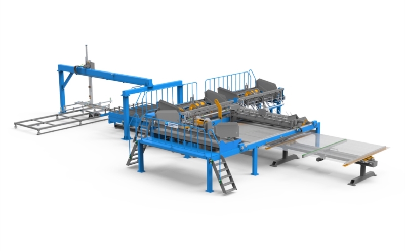 雙絲圍欄網焊接生產線GWC3000CH-03